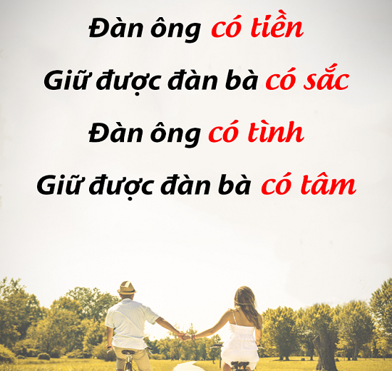 stt giàu nghèo trong yêu