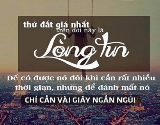 tus lòng tin