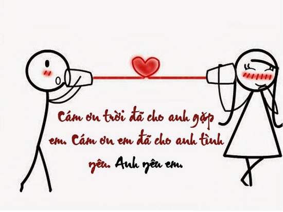 stt yêu thầm
