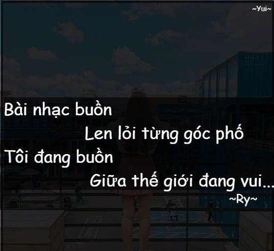 STT khi đăng ảnh buồn